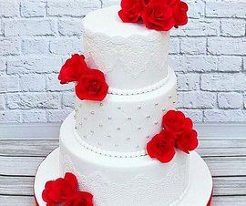 Торт свадебный №14