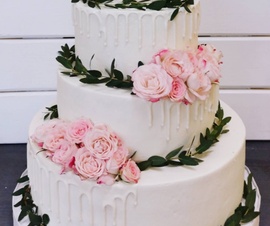 Торт свадебный №23